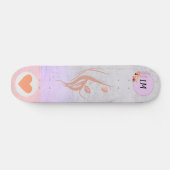 Belle fille Monogrammed Skateboard (Horz)