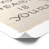 Belle fille rétro affiche vintage Valentine (Coin)