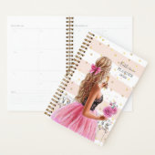 Belle Fille Spiral Photo Planner (Devant avec enveloppe)