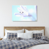 Belle Fleur Bleue Douce Impression sur Toile Tendu (Insitu(Chambre))