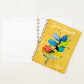 Belle fleur d'aquarelle florale colorée (Devant avec enveloppe)