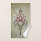 Belle fleur de lotus (Serviette à main)