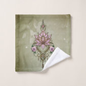 Belle fleur de lotus (Gant de toilette)