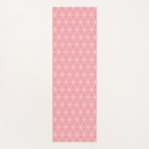 Belle Fleur de Vie sur Tapis de Yoga Rose Corail