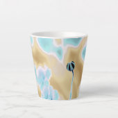 Belle Fleur Impression Petite Mug Latte (Devant)