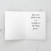 **BELLE FLEUR** POUR BELLE *FILLE* CARTE (Intérieur)