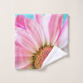 Belle Fleur rose Gros plan Photo (Gant de toilette)