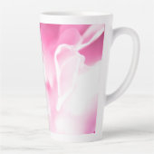 Belle Fleur rose Imprimer Grosse Mug Latte (Droite)