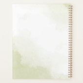 belle fleurs bleues verdure mariage botanique (Dos)