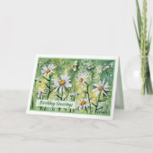 Belle Fleurs Bonne Carte d'Anniversaire (Devant)