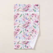Belle fleurs motif (Serviette à main)