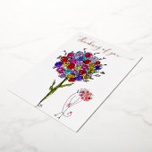 Belle Fleurs Penser à votre carte de voeux (Rotation)