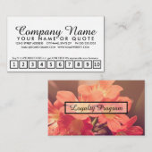 belle fleurs programme de fidélité (Devant / Derrière)