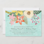 Belle floraison Répétition Dîner Invitation (Devant)