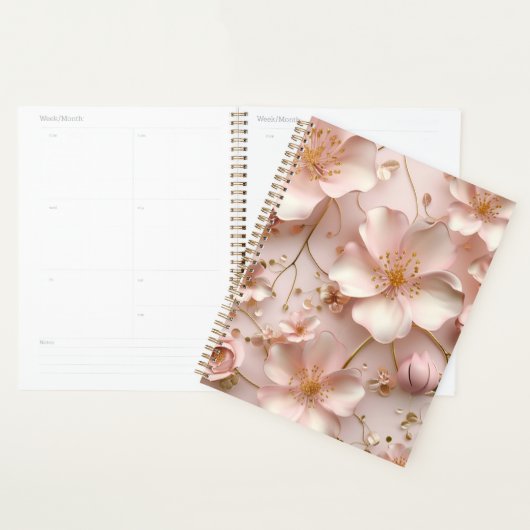 Belle floraison rose pastel douce (Devant avec enveloppe)