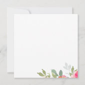 Belle Floral Moving Faire-part Nouvelle adresse (Dos)