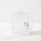 Belle florale Custom Meilleure maman Jamais Mug (Devant droit)