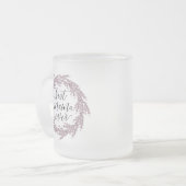 Belle florale Custom Meilleure maman Jamais Mug (Devant gauche)