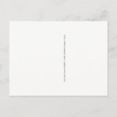 Belle florale | Nouveau Faire-part de déplacement  (Dos)