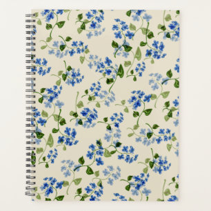 Belle florale sans couture motif oublier-me-pas bl
