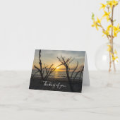 Belle Folly Matin Penser De Vous Carte (Fleur jaune)