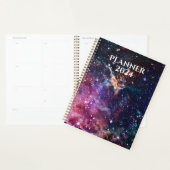 Belle Galaxy Out Space Starry Night Planner (Devant avec enveloppe)