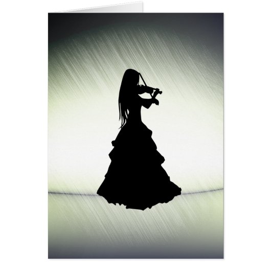 Belle Gitane Joue Violon Vert (Devant)