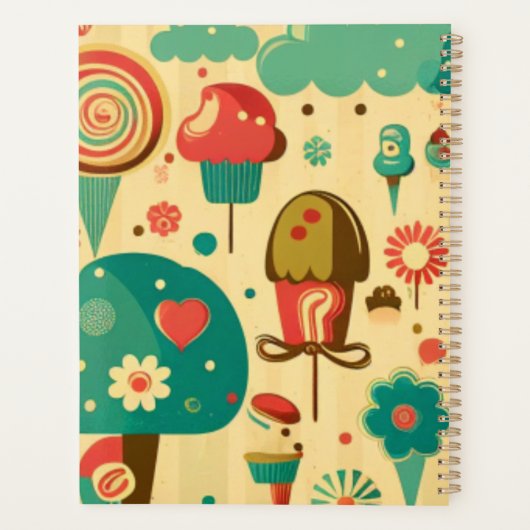 Belle glace vintage rétro (Dos)