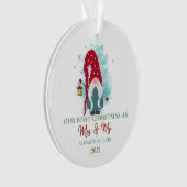 Belle Gnome Snowflakes Notre Premier Noël (devant)