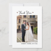 Belle Golf Mariage à thème Carte de remerciements  (Devant)