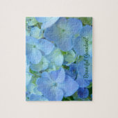 Belle grand-mère! puzzles Blue Hydrangea Fleurs (Vertical)