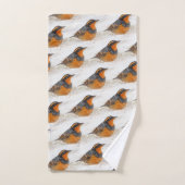 Belle Grive variée à l'occasion d'une journée hive (Serviette à main)