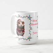 Belle Guinée Cochon Mug Christmas Mug (Devant gauche)