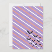 Belle Halloween Fantôme Anniversaire Invitation (Dos)