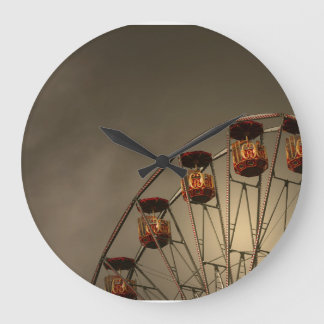 Belle horloge de roue de ferris