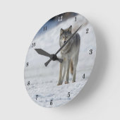 Belle horloge murale de la faune (Angle)