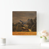 Belle Horloge murale de l'amant du cheval (Maison)