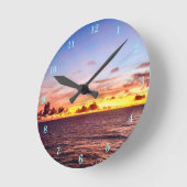 Belle horloge murale de paysage extérieur (Angle)