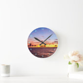 Belle horloge murale de paysage extérieur (Maison)