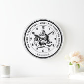 Belle horloge murale inspiration Bouddha (Maison)