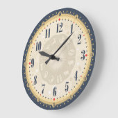 Belle Horloge Murale Vintage (Angle)