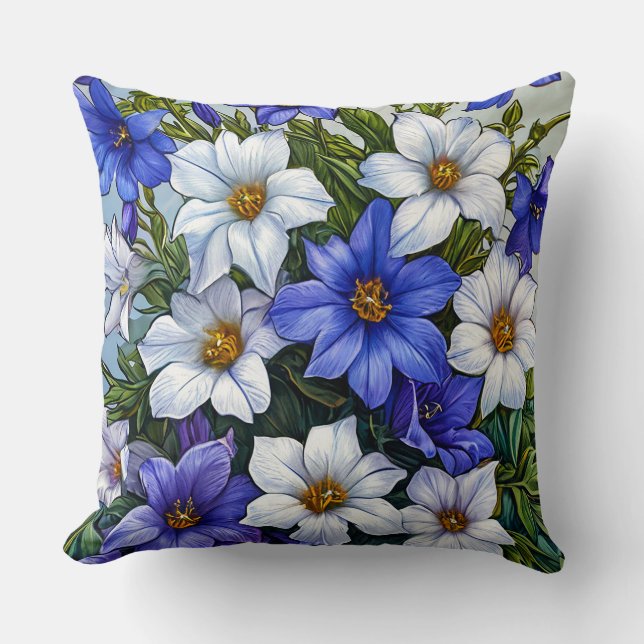 Belle housse de coussin florale en cadeau pour mam (Recto)