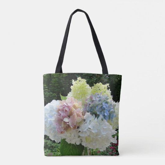 Belle Hydrangea Bouquet Monogramme Sac initial (Dos)
