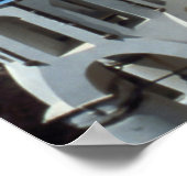 Belle île Santorin, Grèce, Poster (Coin)