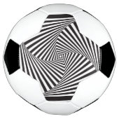 Belle illusion d'optique en spirale noire (Tourné)