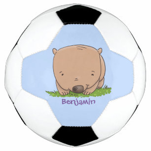 Belle illustration de dessin animé de bébé wombat