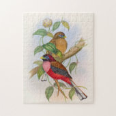 Belle illustration d'oiseaux Vintages Puzzle (Vertical)