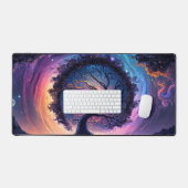 Belle illustration du ciel nocturne (Clavier et souris)