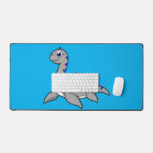 Belle Illustration D'Un Monstre Loch Ness. (Clavier et souris)