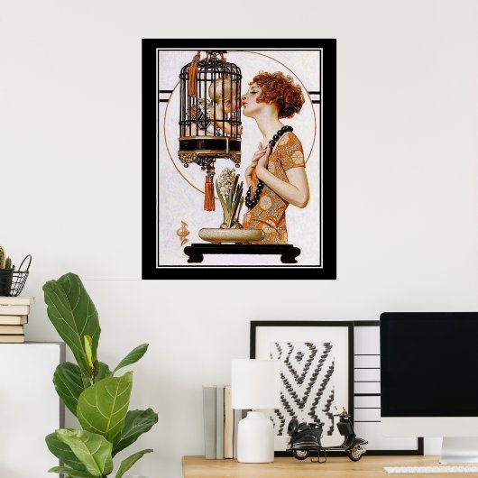 Belle impression Art Déco (Bureau à domicile)